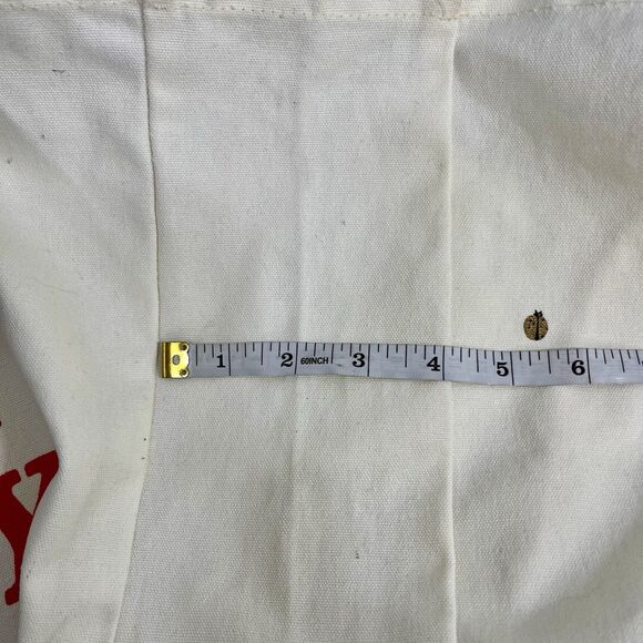 KATE SPADE Shopper "Lucky Ladybug" Canvas Tote Bag - Picture 9 of 13